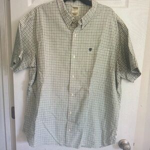 Nautica Men's Casual Checkered Shirt - Green